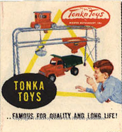 Tonka Toys 1956 Look Book