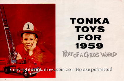 Tonka Toys 1959 Look Book Cover
