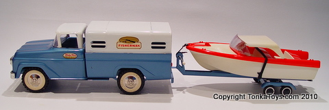 Northwest Vintage Toy Show Tonka Boat and Trailer