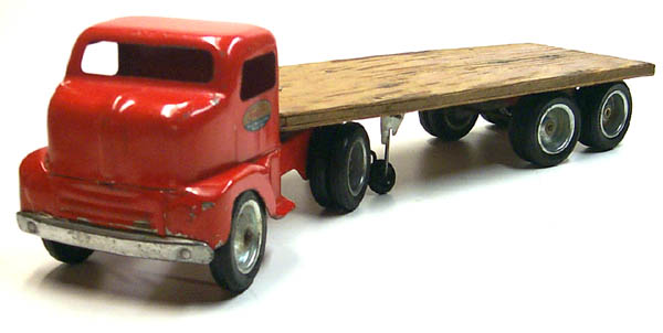 1953 No 575 Tonka Logger Flat Bed Truck and Trailer