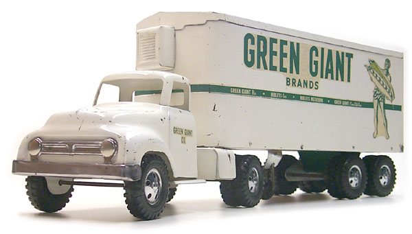 Tonka Toys N0.650-4 "Green Giant" transport Semi Truck