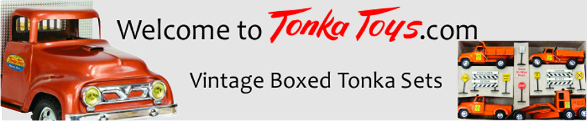 Header Boxed Old Vintage Tonka Toy Sets 